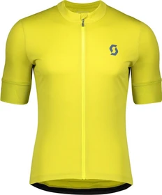 Scott Endurance 10 Trikot kurzarm lemongrass yellow/nightfall blue (Herren)