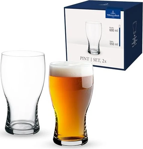 Villeroy & Boch Purismo Beer Pint Bierglas, 2 Stück