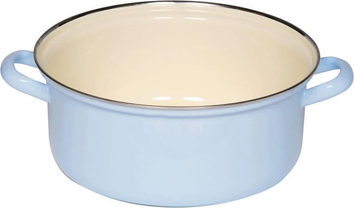 Riess Pastell Kasserolle 24cm 4l blau