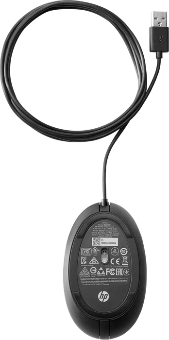 HP Wired Desktop 320M Mouse, schwarz, USB