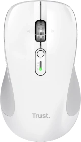 Trust Ferro Hyperwheel Multi-Device Wireless Mouse weiß, USB/Bluetooth (25674)