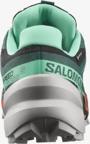 Salomon Speedcross 6 Gore-Tex black/electric green/cherry tomato (Damen)