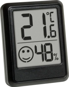 TFA Dostmann Thermo-Hygrometer schwarz, digital, 1 Stück