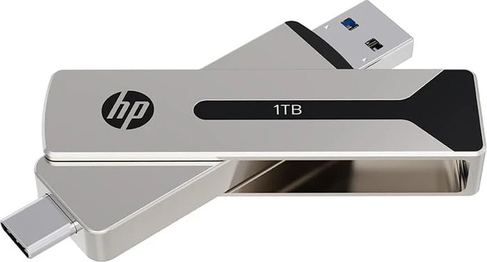 PNY HP 911 Pro 1TB Pearl Nickel, USB-A + USB-C, USB 3.2 Gen 1×1