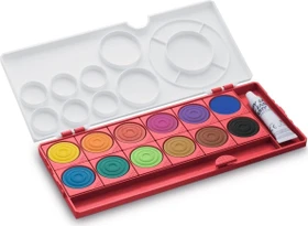 Lamy aquaplus Deckfarbkasten rot, 12 Farben