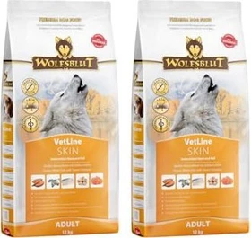 Wolfsblut VetLine, Skin, mit weißem Meeresfisch und Süßkartoffeln, 24kg (2x 12kg)