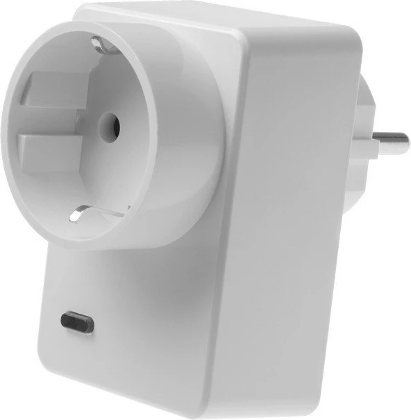 Lupus Electronics Lupusec Funksteckdose mit Stromzähler und ZigBee Repeater, 3680W, Typ F, Smart-Steckdose