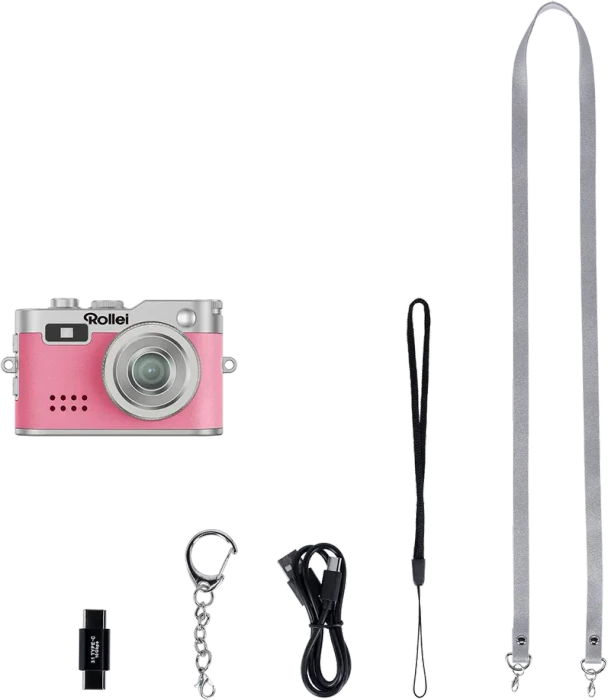 Rollei Mini-Digitalkamera pink