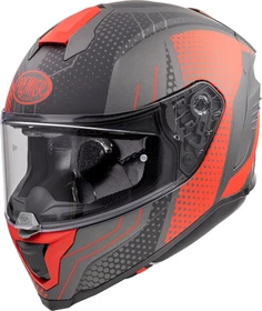 Premier Helmets Technical Hyper BP matt schwarz/grau/rot