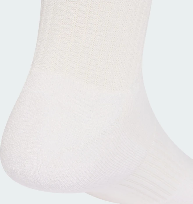 adidas 3-Streifen Cushioned Crew Socken white/solar purple/crew yellow/pure turbo, 3 Paare