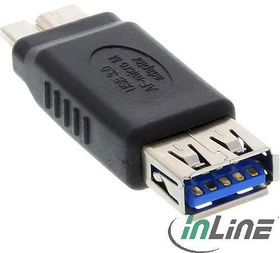 InLine USB 3.0 Adapter, Buchse A auf Micro-B Stecker