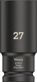Wera 8790 C Impaktor Deep Außensechskant Steckschlüssel 1/2", 27x83mm