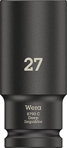 Wera 8790 C Impaktor Deep Außensechskant Steckschlüssel 1/2", 27x83mm