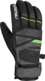 Reusch Storm R-Tex XT Skihandschuhe black melange/neon green