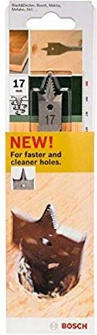 Bosch DIY SelfCut Flachfräsbohrer, 17x152mm, 1 Stück