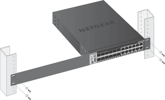 Netgear ProSAFE M4300 Desktop 10G Managed Switch, 12x RJ-45, 12x SFP+