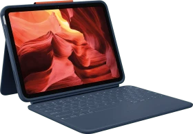 Logitech Rugged Combo 4 for Education für iPad 10, blau, DE