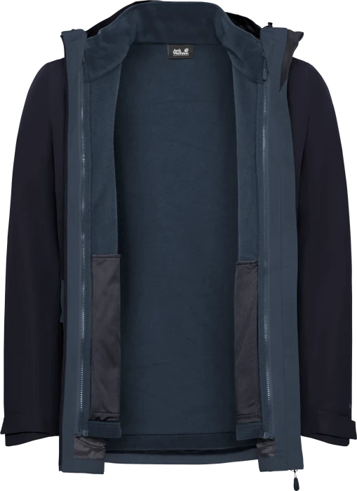 Jack Wolfskin Stonetrail 3in1 Funktionsjacke midnight sky (Herren)