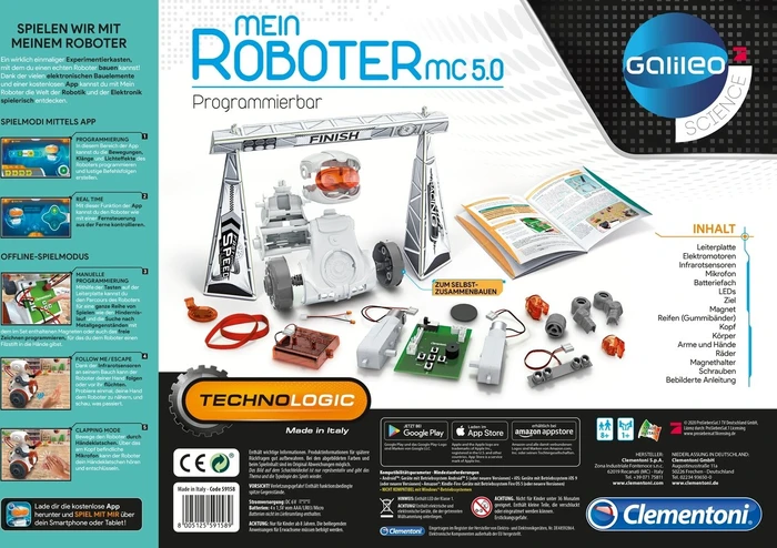 Clementoni Galileo Mein Roboter MC 5.0