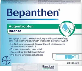 Bepanthen Augentropfen Intense, 8ml (20x 0.4ml)