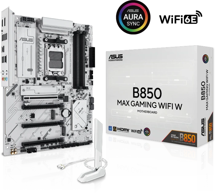 ASUS B850 Max Gaming WIFI W (AMD AM5)