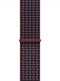 Apple Sport Loop für Apple Watch 46mm burgunder kariert