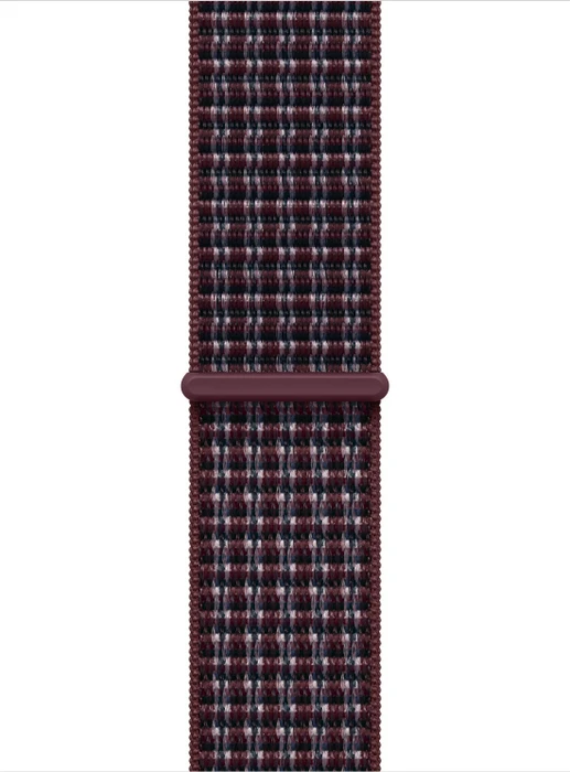Apple Sport Loop für Apple Watch 46mm burgunder kariert