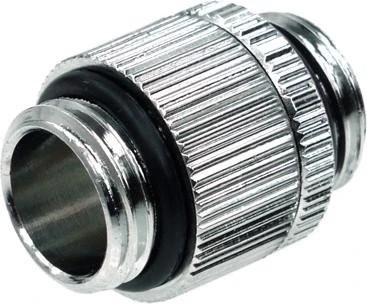 Alphacool HF Doppelnippel lang, verchromt