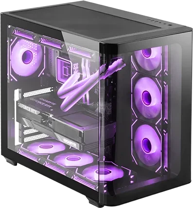 Mars Gaming MC-Fusion White, Glasfenster