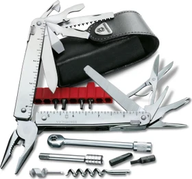 Victorinox SwissTool X Plus mit Leder-Etui Multitool