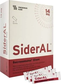 Fresenius Kabi SiderAL Eisen 14mg Cola Granulat Sachets, 30 Stück