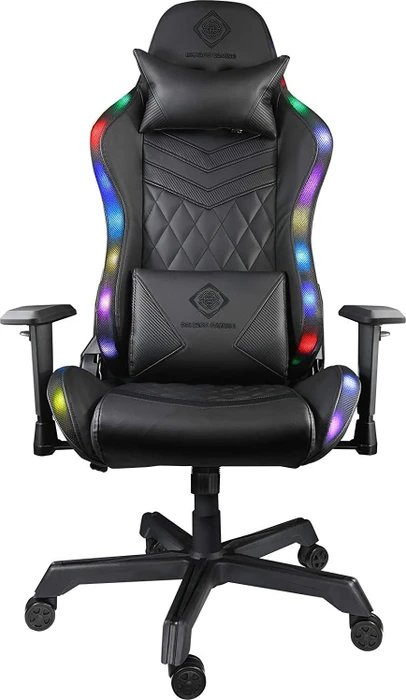 Deltaco Gaming RGB Gamingstuhl, schwarz