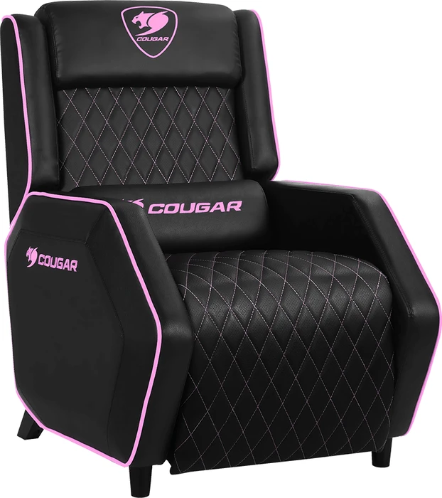 Cougar Ranger Eva Gaming-Sofa, schwarz/pink