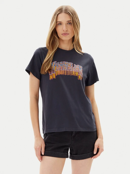 Wrangler Graphic T-Shirt kurzarm faded black (Damen)
