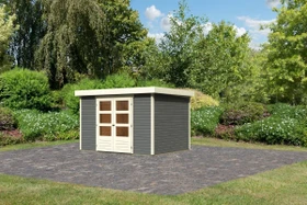 Karibu Askola 5 Gartenhaus terragrau