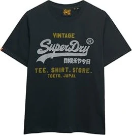 Superdry Vintage Logo Heritage Relaxed T-Shirt kurzarm eclipse navy (Herren)