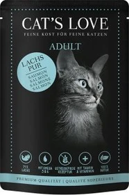 Cat's Love Lachs Pur mit Distelöl und Petersilie, 1.02kg (12x 85g)