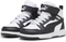 Puma Rebound V6 Mid puma white/puma black/shadow gray (Junior) Vorschaubild