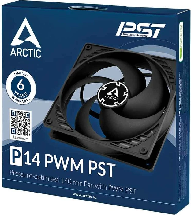 ARCTIC P14 PWM PST schwarz, 140mm