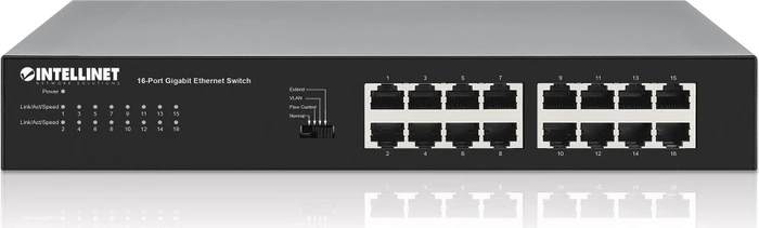 Intellinet Desktop Gigabit Switch, 16x RJ-45
