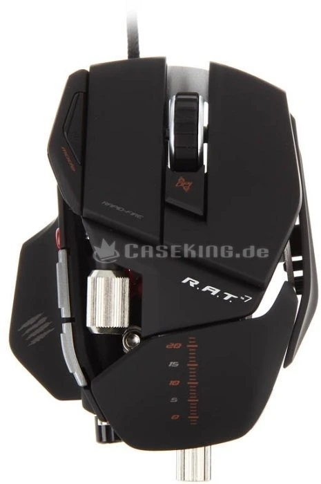 MadCatz Cyborg R.A.T. 7 Gaming Mouse schwarz matt, USB
