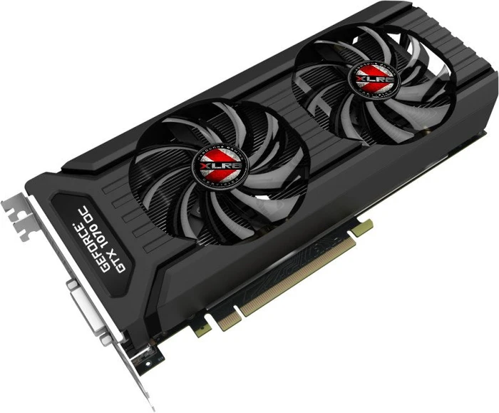 PNY GeForce GTX 1070 XLR8 OC Gaming Dual Fan, 8GB GDDR5, DVI, HDMI, 3x DP