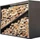 Westmann Kaminholzregal 115x35x80cm schwarz (WMLG984)