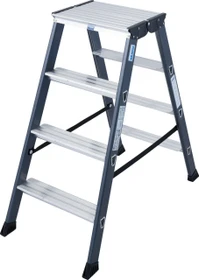 Krause Sepro D Alu 2-tlg. Stehleiter, 2x 4 Stufen