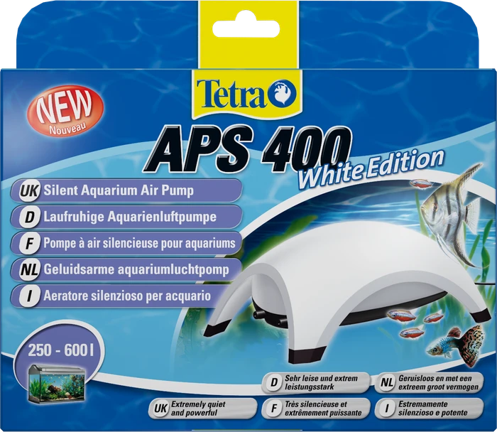 Tetra APS 400 Aquarien-Luftpumpe, weiß