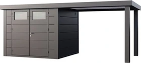 Telluria Classico 2724 Gerätehaus inkl. Anbau 2.84m rechts anthrazit