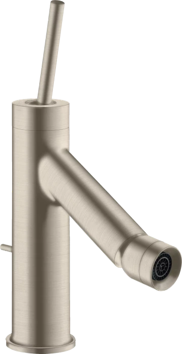 Hansgrohe Axor Starck Einhebel-Bidetmischer mit Pingriff und Zugstangen-Ablaufgarnitur brushed nickel