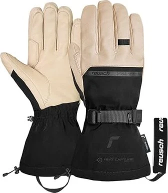 Reusch Duality R-Wool Skihandschuhe tan/black
