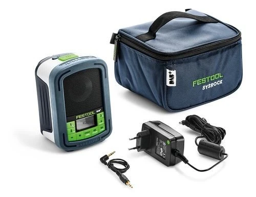 Festool BR 10 DAB+ Sysrock Akku-/Elektro-Baustellenradio solo inkl. Tasche