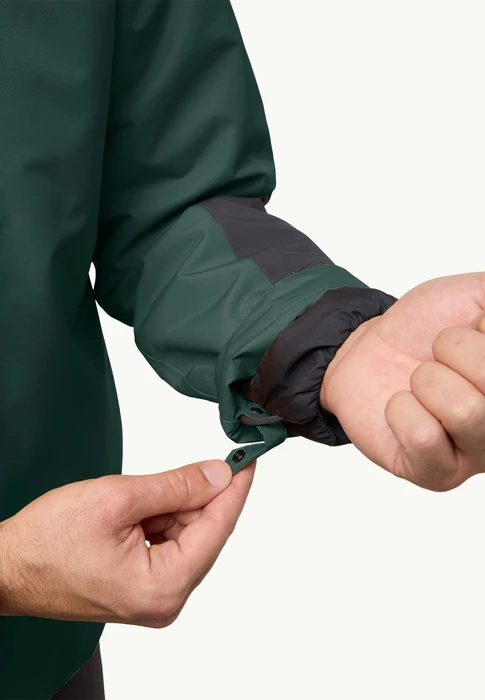 Jack Wolfskin Jasper 3in1 Funktionsjacke black olive (Herren)